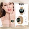 GOKOO Smart Watch for Women Fitness Tracker with Heart Rate Blood Oxygen Monitor Pedometer Calories Sport SmartWatch Bluetooth Compatible with Android iOS (Gold)